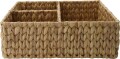 House Doctor - Opbevaringskurv Med Rum - Store - Natur - 30X30 Cm