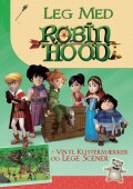 Robin Hood Bog - Med Lege Scener Og Klistermærker - Grøn