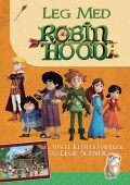 Robin Hood Bog - Med Lege Scener Og Klistermærker -Orange