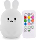 Lumipets - Kanin Natlampe - Vælg Mellem 9 Farver Lys