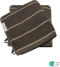 Meraki - Håndklæde - Stripe - Army - 50X100 Cm