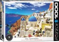 Puslespil Med 1000 Brikker - Oia Santorini I Grækenland