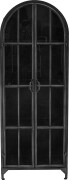 Bloomingville - Papole Vitrineskab - Sort - Metal - 56 5X152 5X32 5 Cm