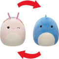 Squishmallows - Flip-A-Mallows - Silvina Og Brody Bamse - 13 Cm