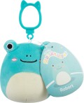 Squishmallows Bamse - Robert Frø - Med Klips - 9 Cm
