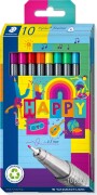 Staedtler - Triplus Fineliner Tusser - 0 3 Mm - Happy - 10 Stk