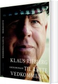 til rette vedkommende - bog