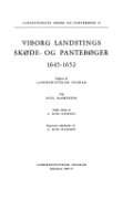 viborg landstings skøde- og pantebøger 1645-1652 - bog