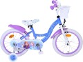 Volare - Børnecykel - Frost - Elsa Anna Olaf - 16 - Blå Pink