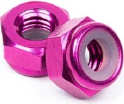 Aluminum Lock Nut M4 (purple/10pcs) - Hpz867 - Hpi Racing