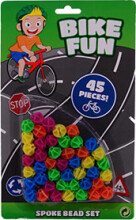 Bike Fun - Spokebeads Til Børnecyklen - 45 Stk