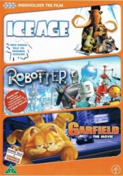ice age / robotter / garfield the movie - DVD