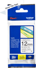 Brother - Tze Tape 12mmx8m Sort & Hvid