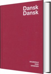 dansk-dansk ordbog - bog