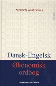 dansk-engelsk økonomisk ordbog - bog