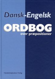 dansk-engelsk ordbog over præpositioner - bog