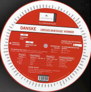 dansk grammatik-hjul, uregelmæssige verber - bog