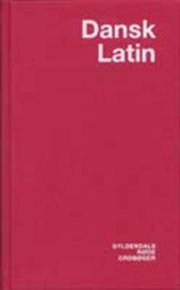 dansk-latin ordbog - bog