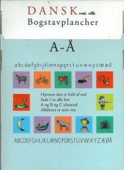 dansk med alle, bogstavplancher - bog