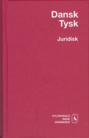 dansk-tysk juridisk ordbog - bog