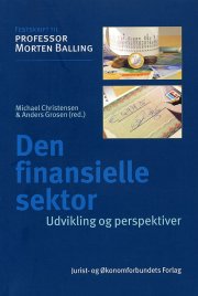 den finansielle sektor - bog