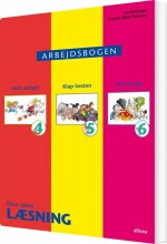 den sikre læsning, arbejdsbogen 4,5,6/web - bog