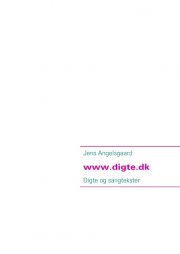 digte fra www.digte.dk - bog