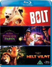 bolt // prinsessen og frøen // helt vildt - disney - Blu-Ray