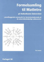formelsamling til matintro på københavns universitet - bog