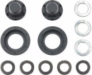 Hub Nuts For Single Wheels (black/2pcs.) - 56556 - Tamiya