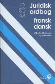 juridisk ordbog fransk-dansk - bog