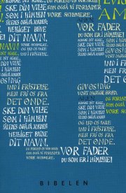 konfirmandbibel, blå udgave - bog