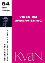 kvan 84 - viden om undervisning - bog
