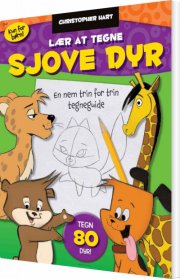 lær at tegne sjove dyr - bog