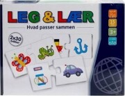 Leg Og Lær - Hvad Passer Sammen - 2 X 30 Brikker