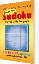 mange flere sudoku - med 3d opgaver - bog