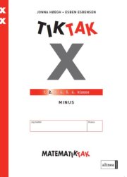 matematik-tak 2.kl. x-serien, minus - bog