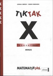 matematik-tak 5.kl. x-serien, minus - bog
