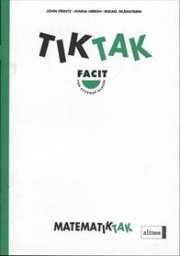 matematik-tak 7.kl. tik-tak, facit - bog
