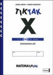 matematik-tak 8. kl. x-serien, regneregler - bog