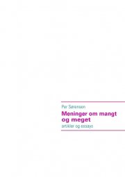 meninger om mangt og meget - bog