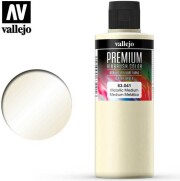 Vallejo Premium Airbrush Paint - 200ml - Metallic Silver (Argento Metallico) - Colore Per Modellismo