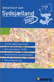 mostrup kort sydsjælland - bog