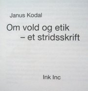 om vold og etik - bog