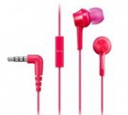panasonic rp-tcm115e in-ear hovedtelefoner med mikrofon - pink - Tv Og Lyd