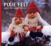 pixie felt using the felting needle - bog