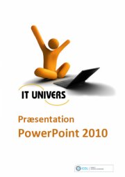 præsentation powerpoint 2010 - bog