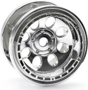 Rock 8 Bead Lock Wheel Chrome (55x36mm/2pcs) - Hp3213 - Hpi Racing