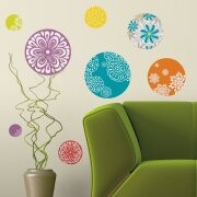 Roommates Wallstickers – Patterned Dots Peel (rmk1707scs)