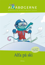 skrivevejen, alfabøgerne, alfa på ski - bog